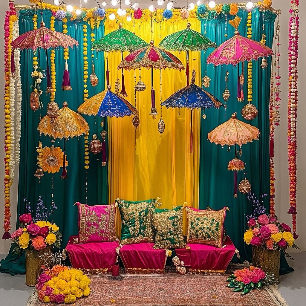 Floral stage decoration