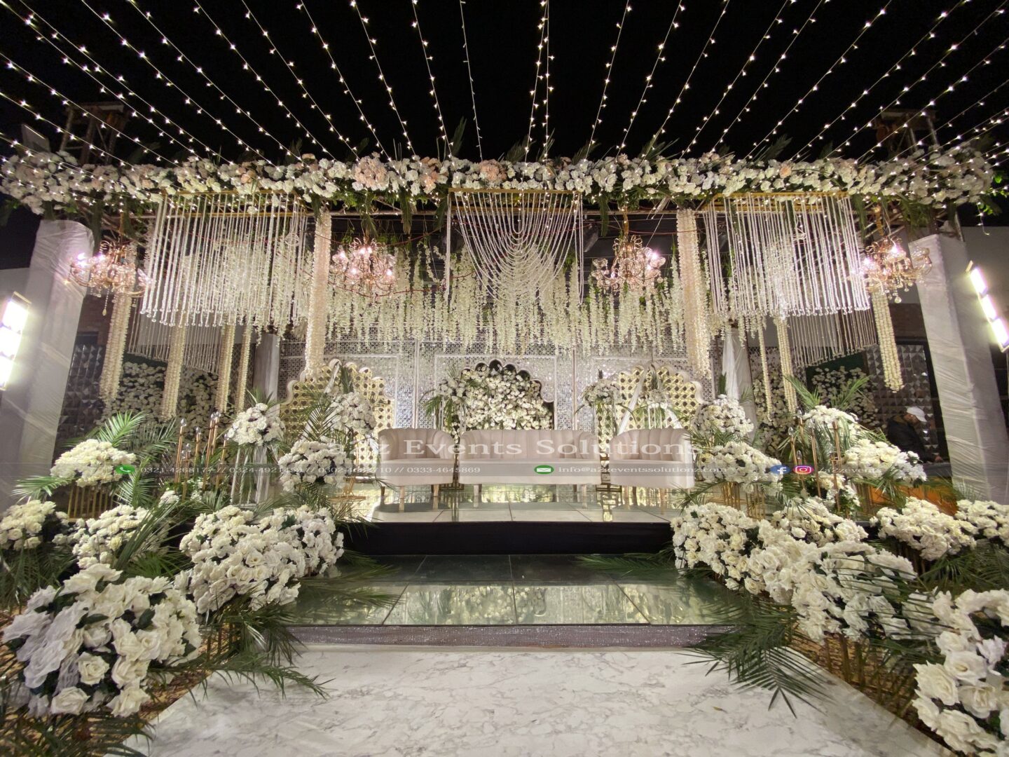 Walima reception stage